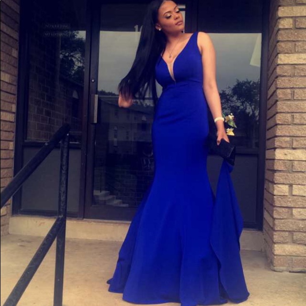 Cobalt Blue Formal Gown